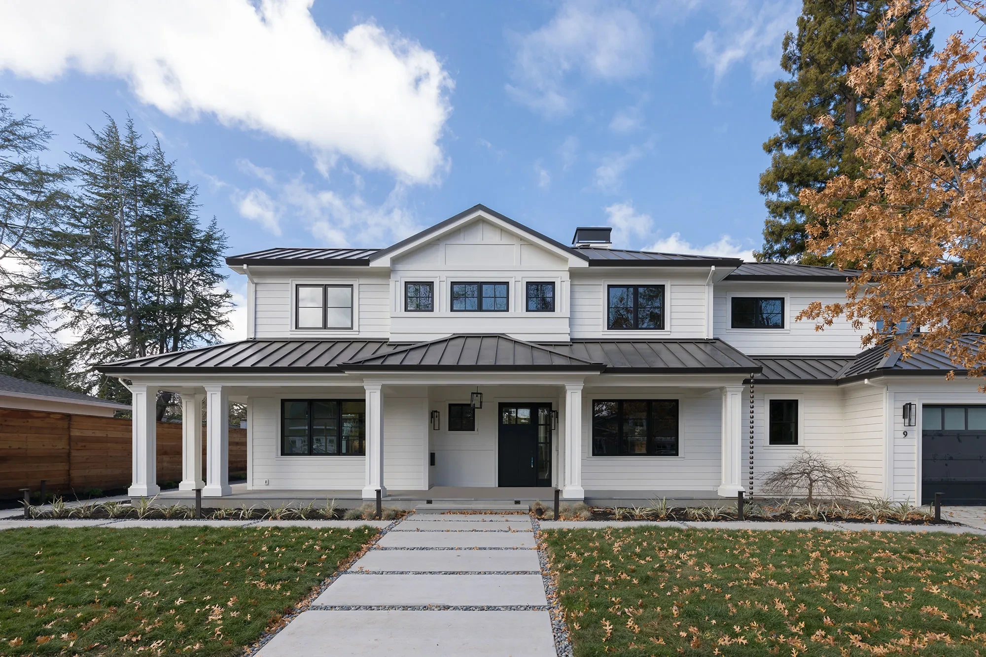 Hesketh by GHG Builders — contemporary farmhouse front elevation
