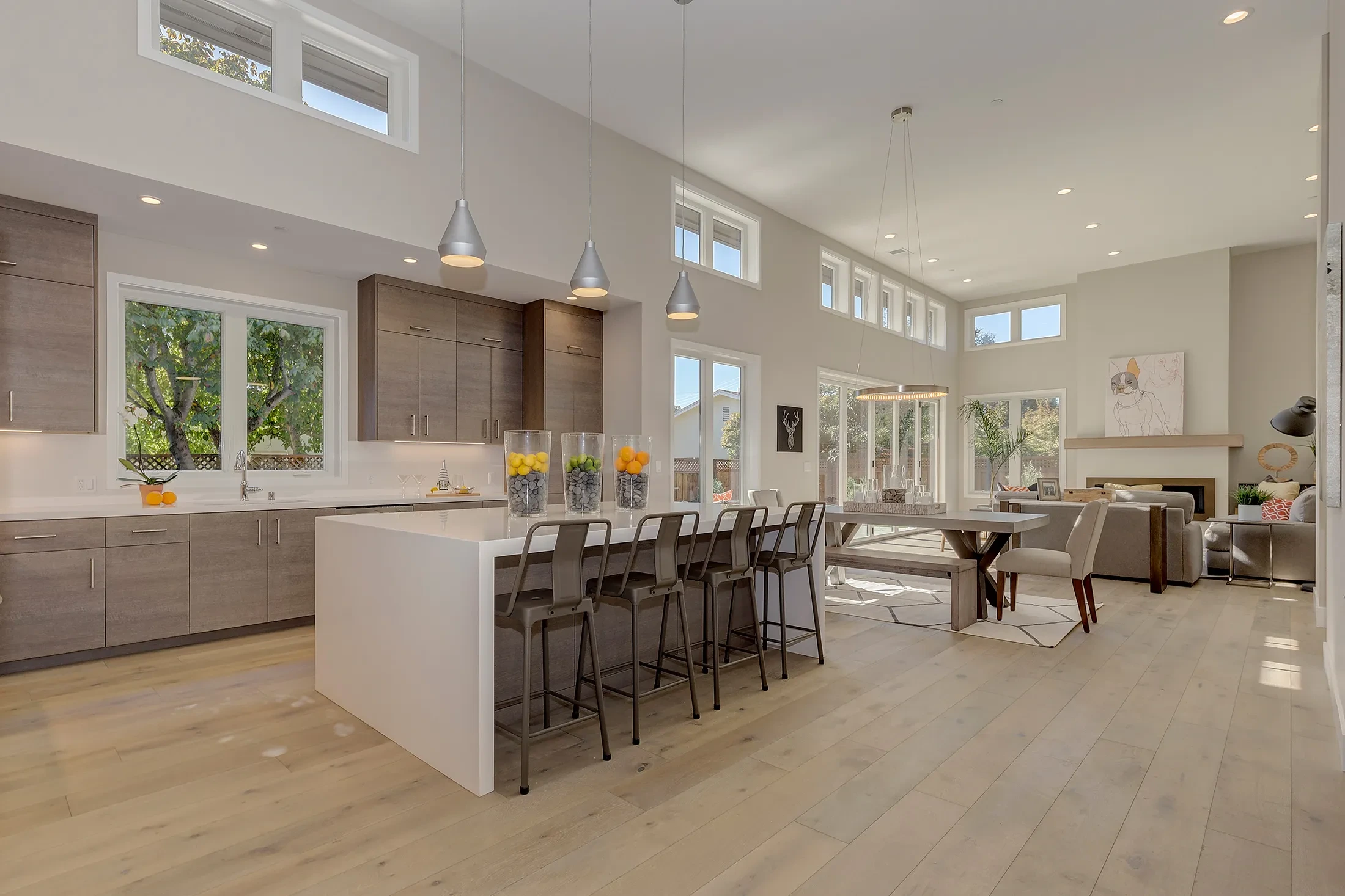 Nevada by GHG Builders — kitchen with island and bar seating