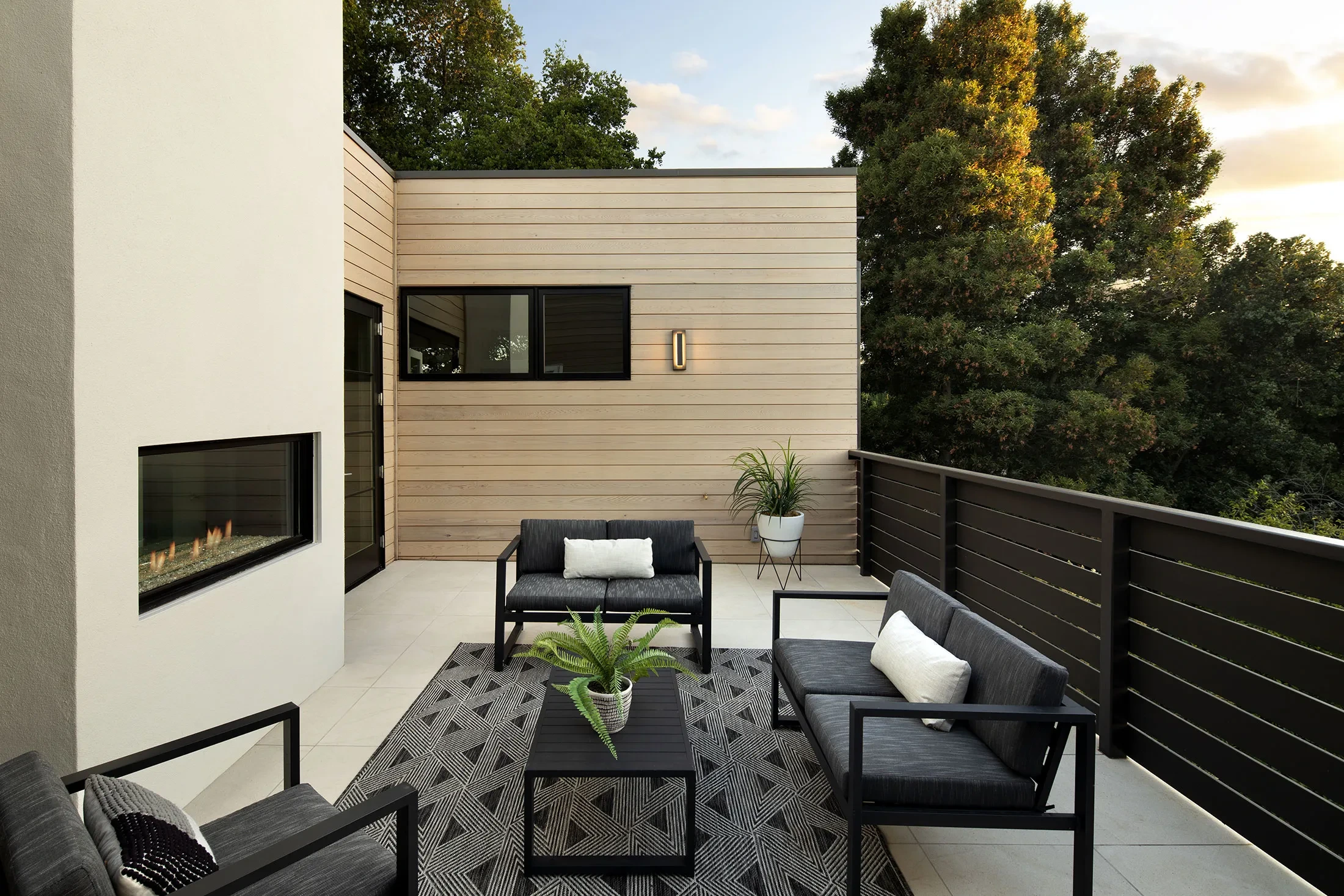 University Drive by GHG Builders — private balcony with outdoor seating